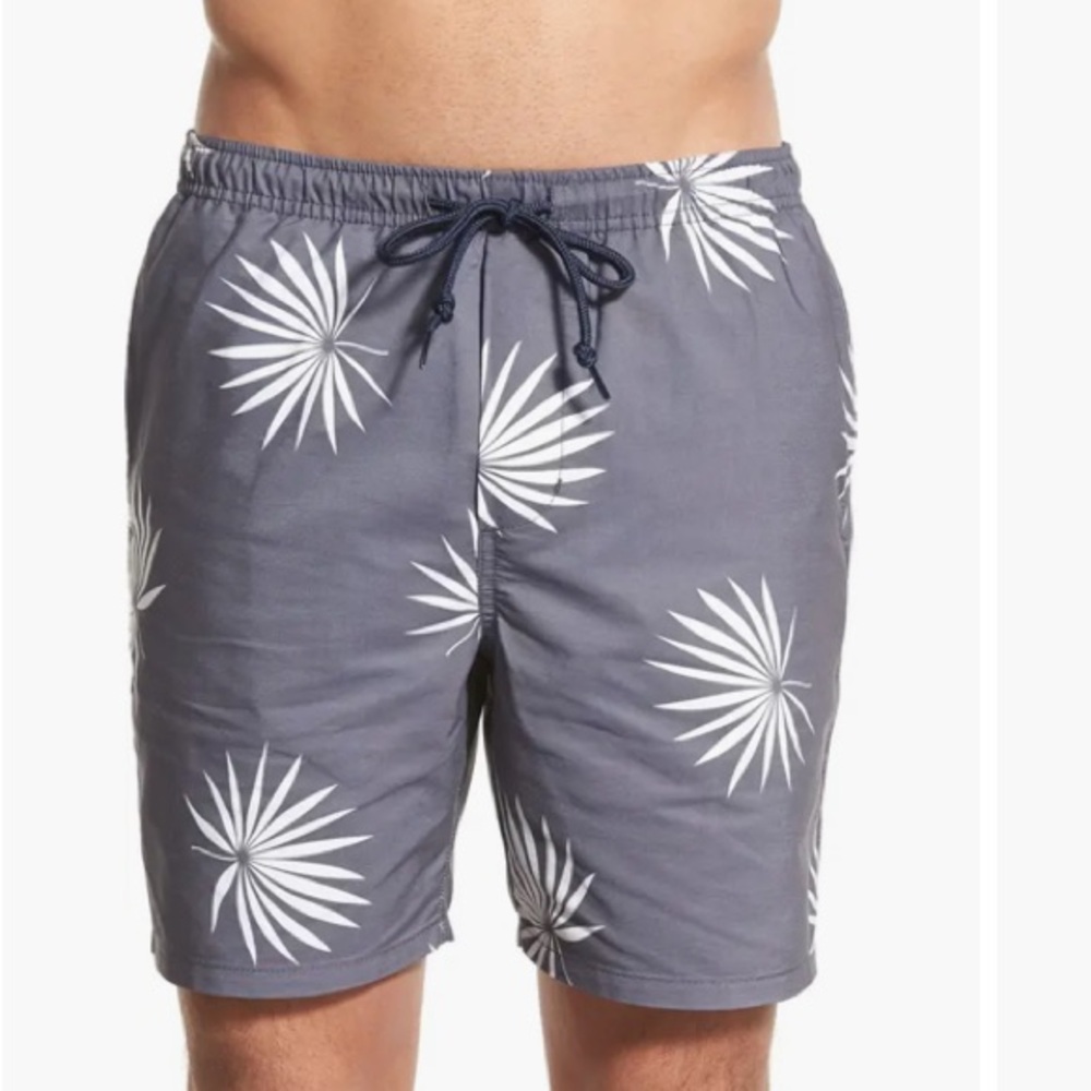 OBEY Palm Fan Street' Swim Trunks Size Large